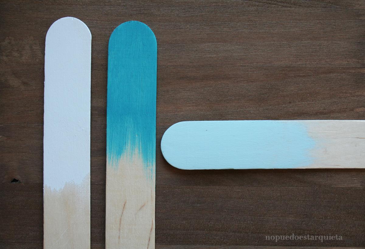 Mezclar colores de chalk paint. Pintura a la tiza.