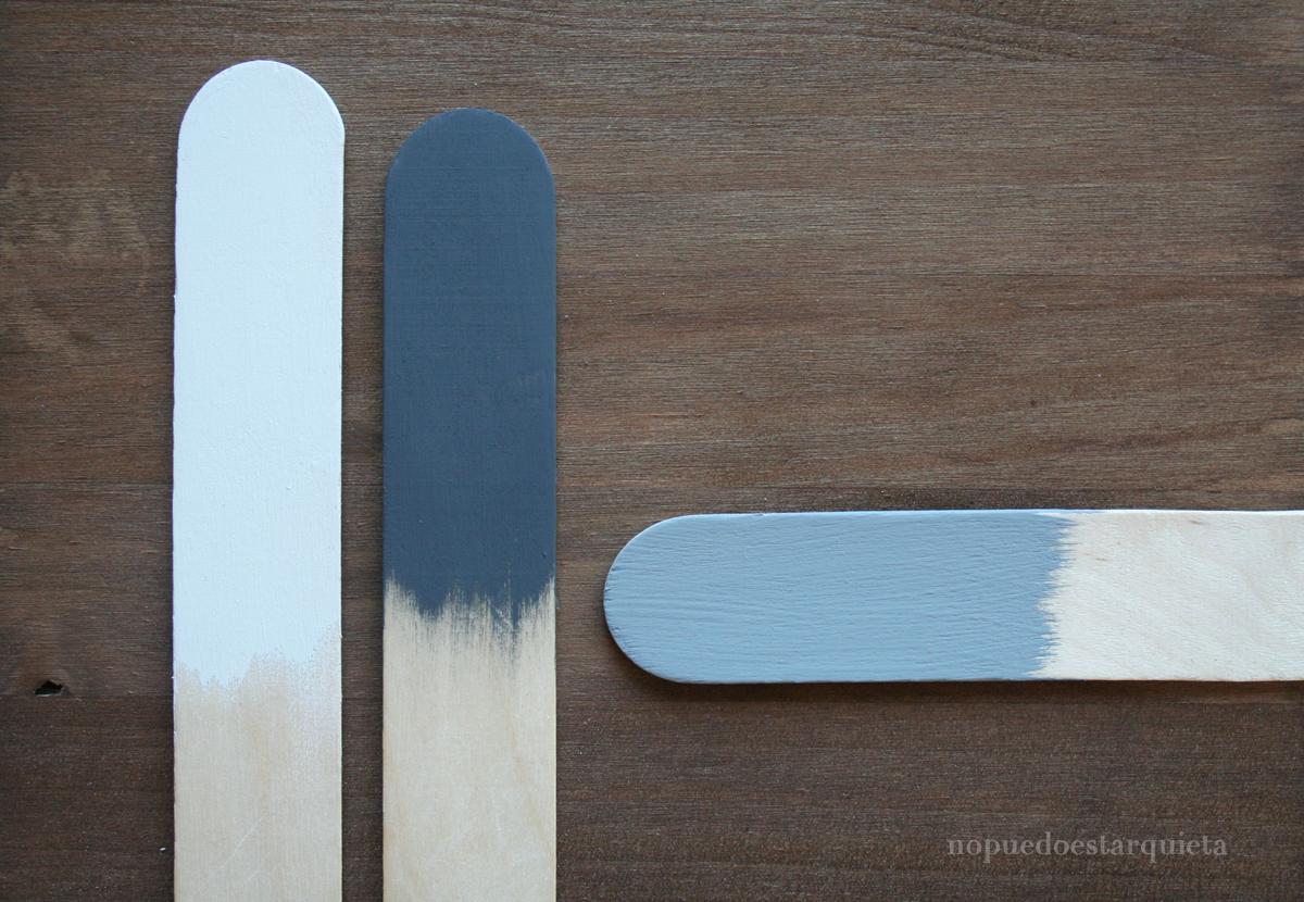 Mezclar colores de chalk paint. Pintura a la tiza.