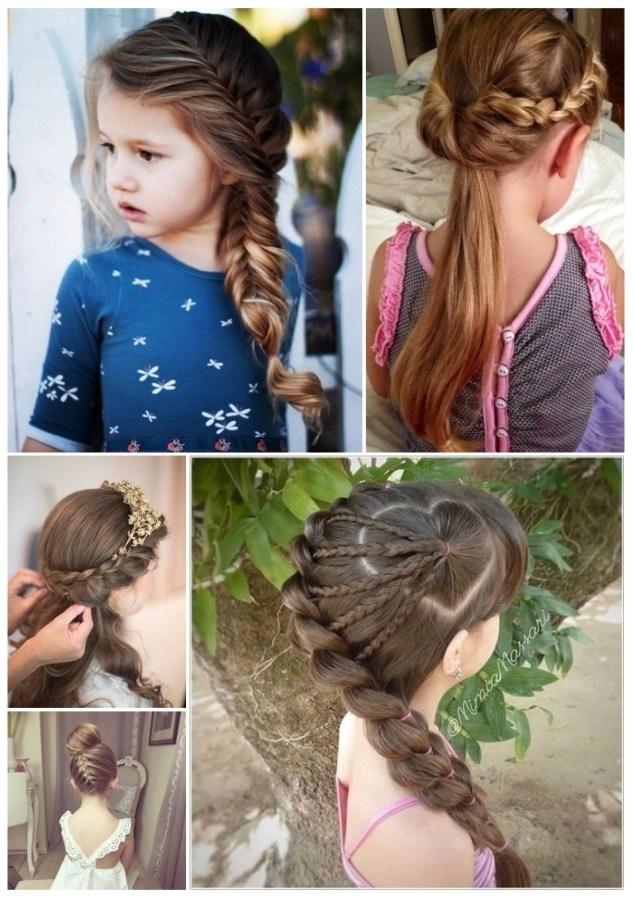 imágenes de peinados con trenzas para niña