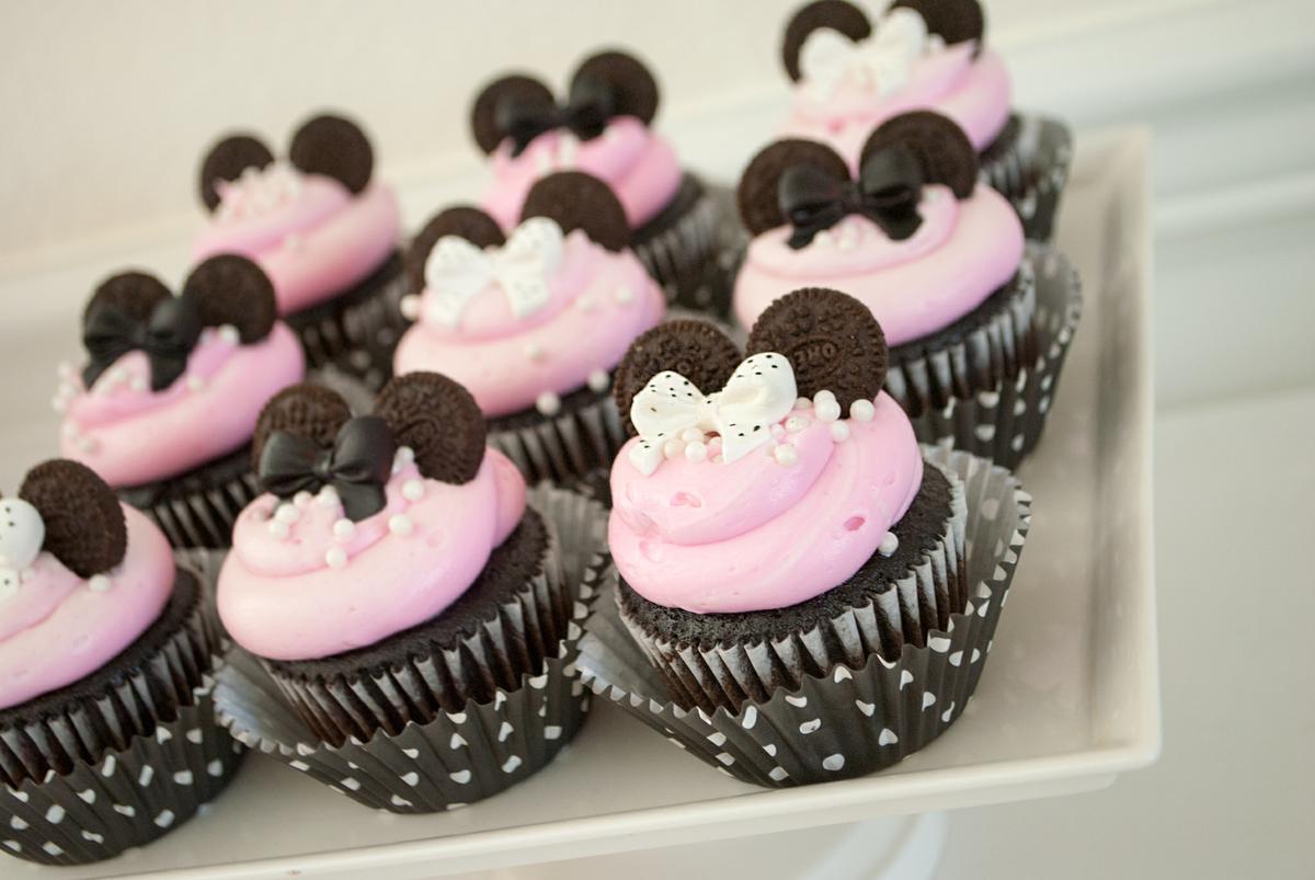 Cupcakes de Minnie