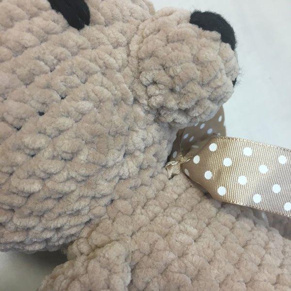 patrones amigurumis osito bamby lazo