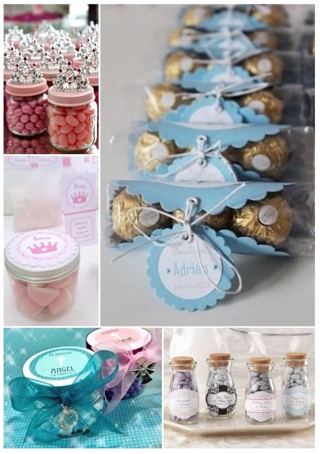 bolos y recuerdos para bautizo