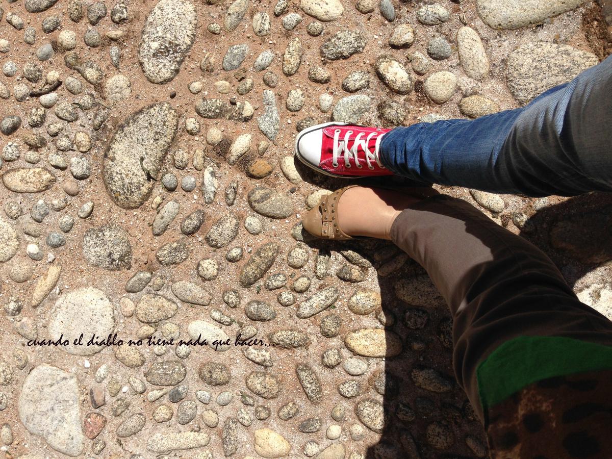 Pisando el suelo de la iglesia