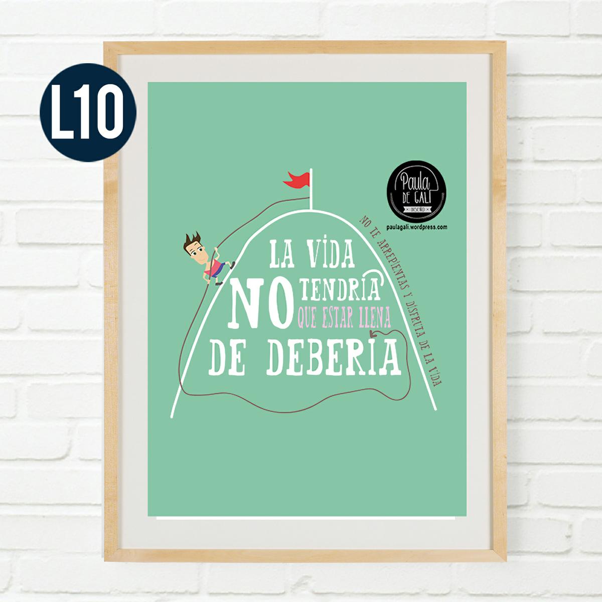 lamina y lienzo personalizado frase