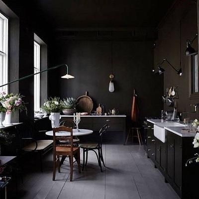 diseño-de-cocina-negra