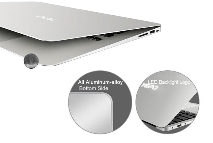 Yepo 737S Laptop en análisis: Ultrabook de 13 estilo MacBook con Windows 10 por 182 euros review analisis reseña precio oferta cupón descuento