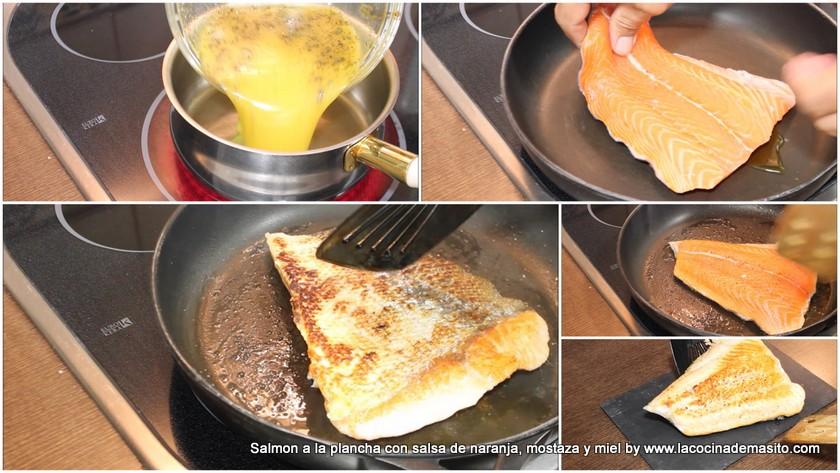 salmon a la plancha preparacion