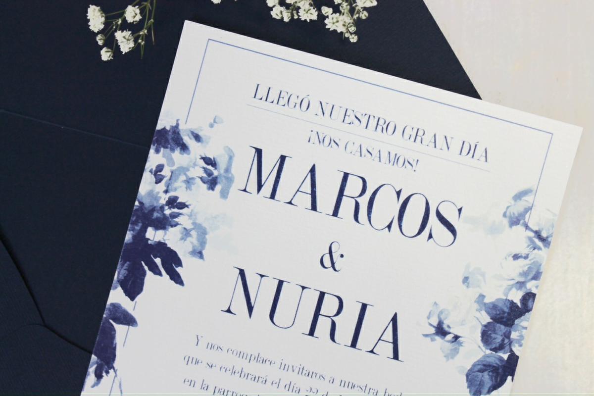 Papelería de boda diseñada por Ingrasur Weddings - Bodasconestilo