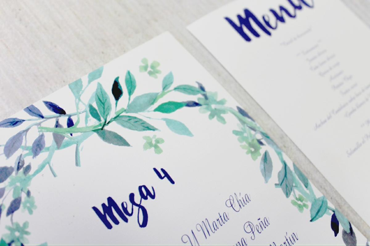 Papelería de boda diseñada por Ingrasur Weddings - Bodasconestilo