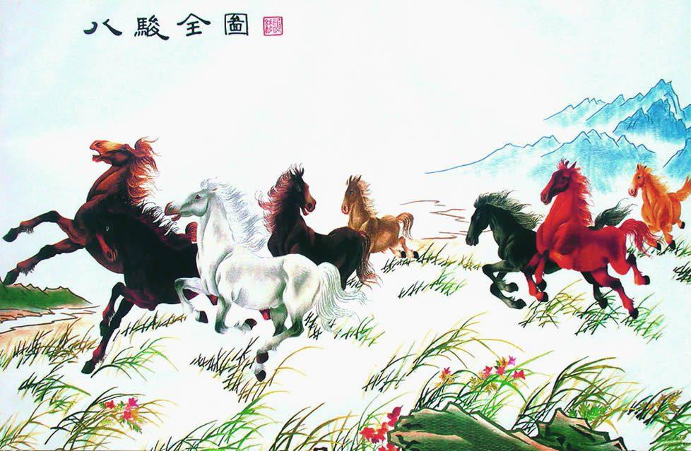 the_eight_horses_xu_beihong