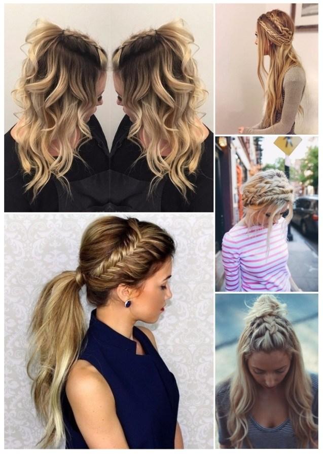 como hacer peinados de noche con trenzas