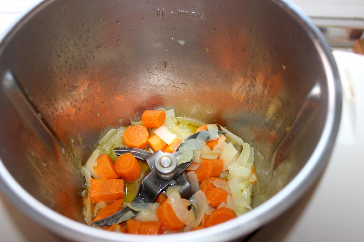 Base de la sopa de tomate.