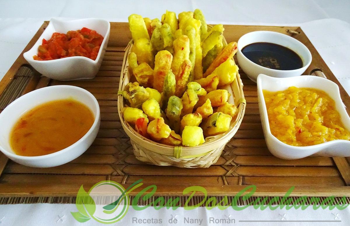 Verduras en tempura
