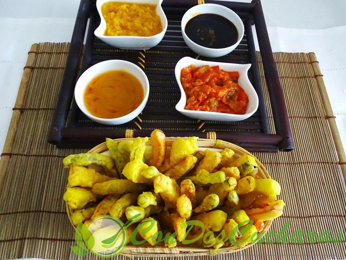 Verduras en tempura