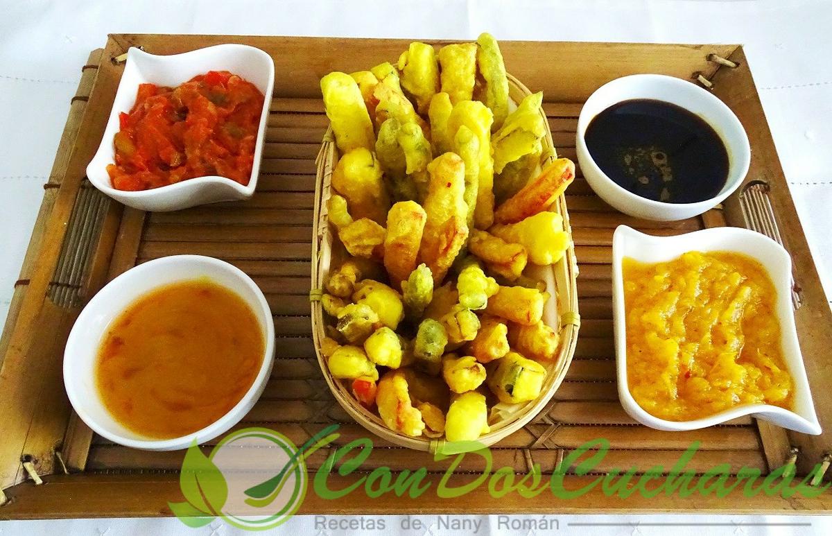 Verduras en tempura
