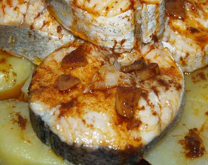 Merluza a la gallega