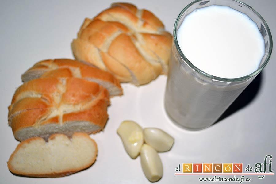 Sopas canas, preparamos los ingredientes