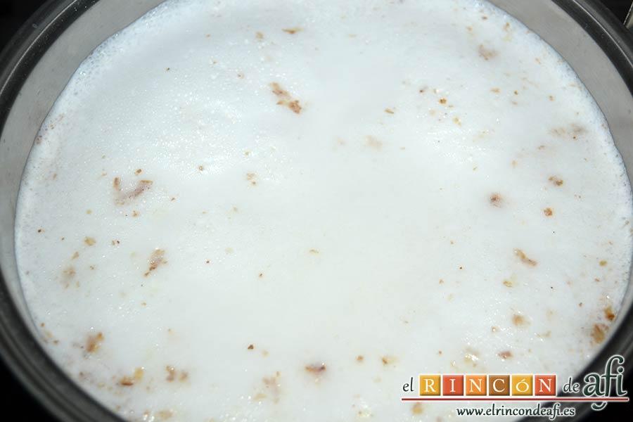 Sopas canas, dejar que hierva