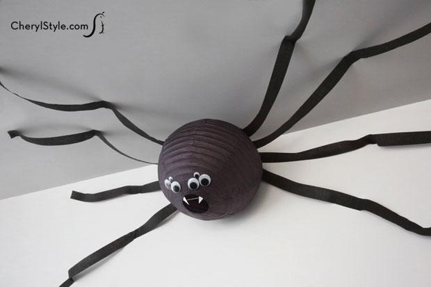 araña diy halloween