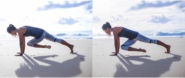 Ejercicios de abdominales cruzados oblicuos