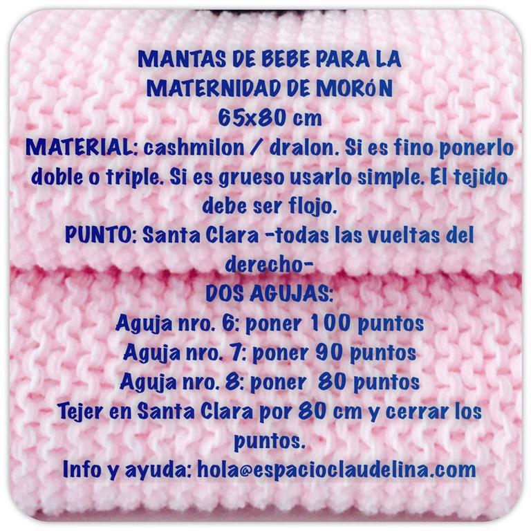 Patrón para tejer a dos agujas