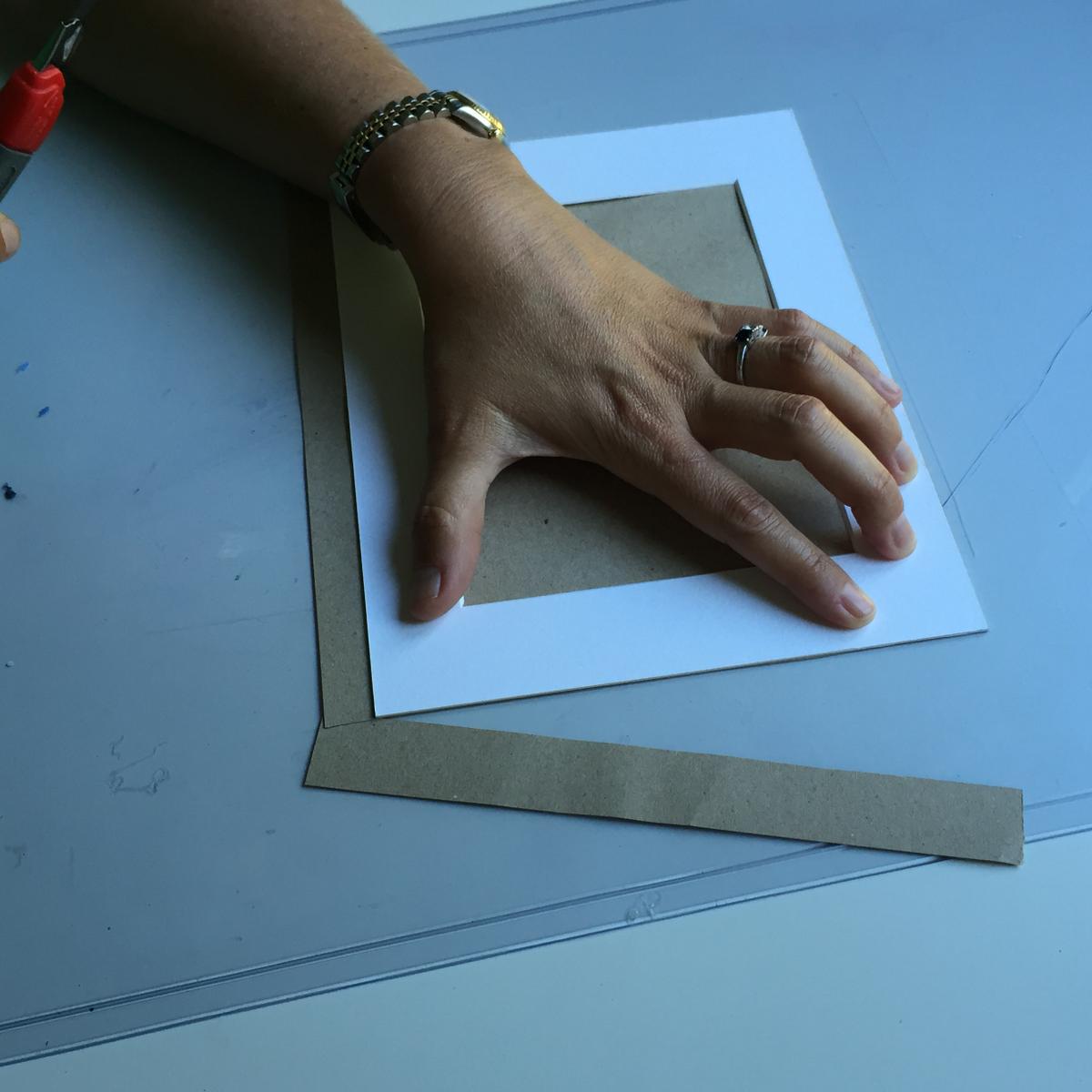 adaptamos al tamaño del paspartu