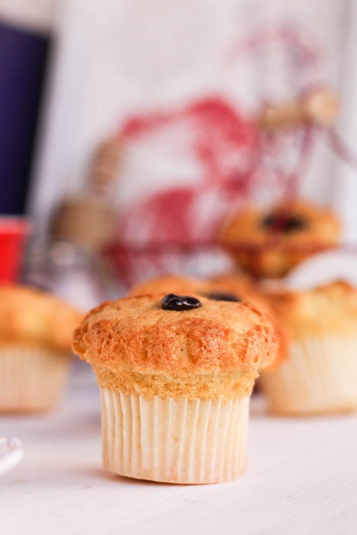 Magdalena rellena de Nutella 