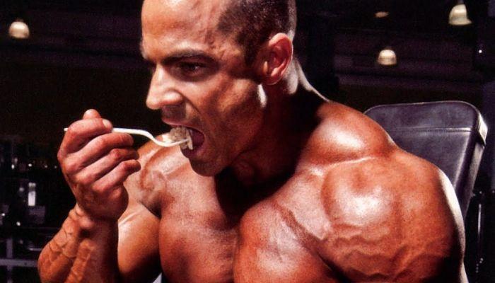 Comida de un fisicoculturista