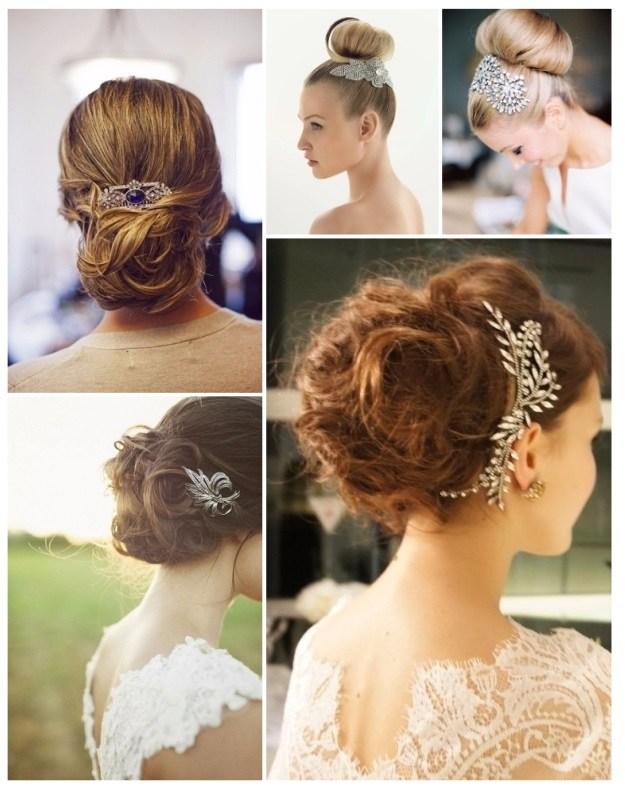 hermosos peinados de novia