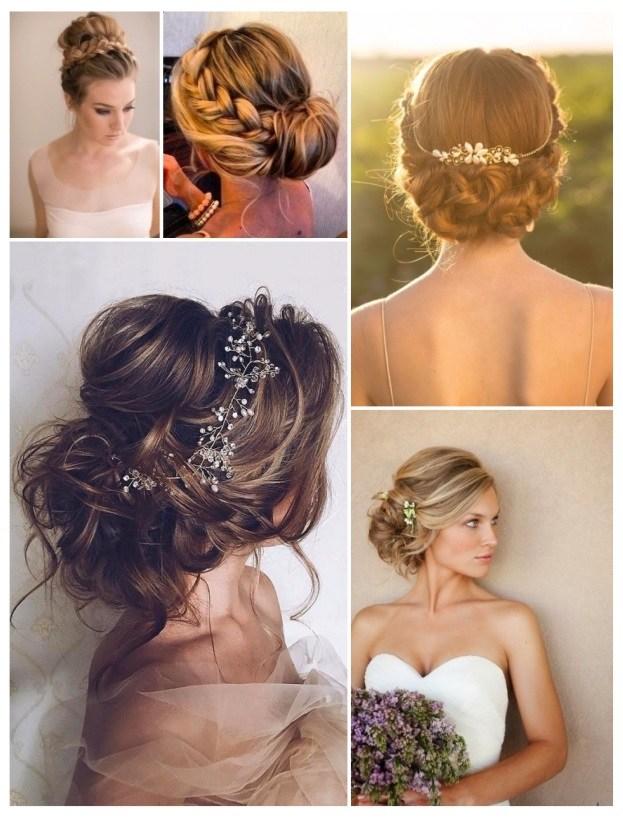 imagenes de peinados de novia recogidos