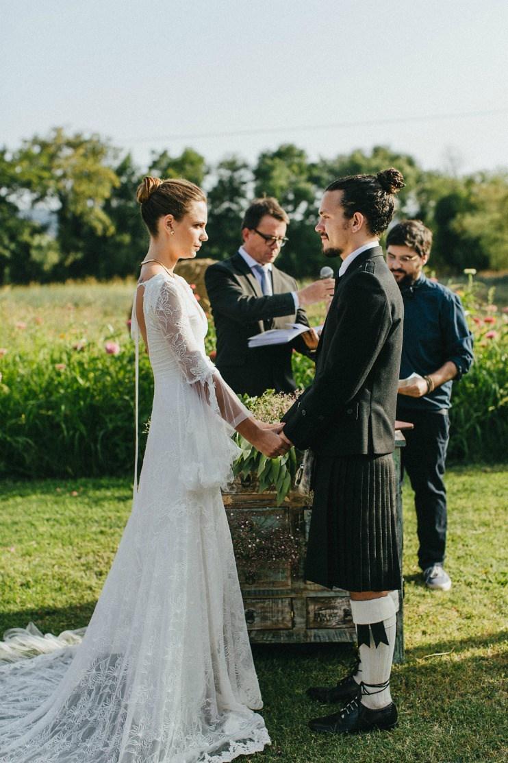 Boda intima e informal mascarreras