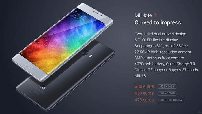 Xiaomi Mi Note 2