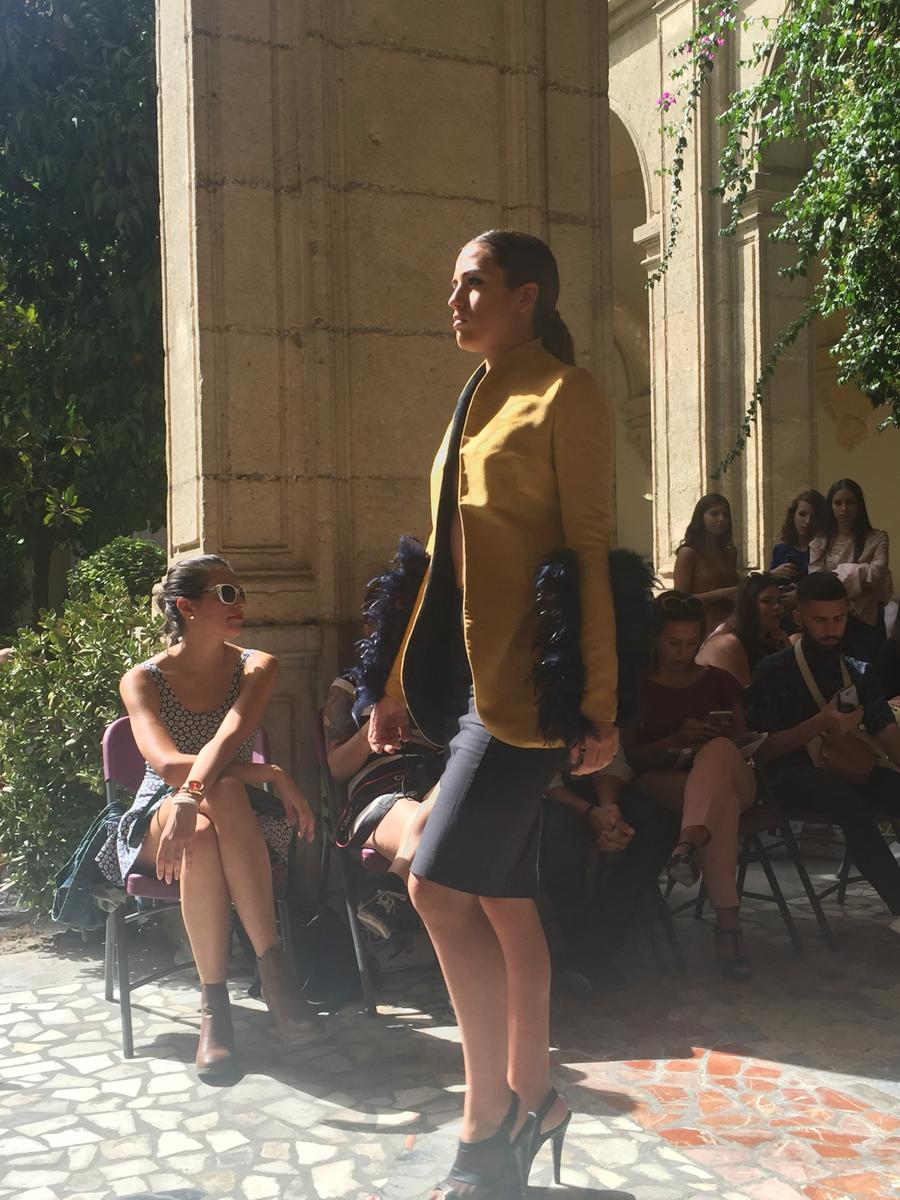 Lady Crab diseñadora desfile estacion diseño