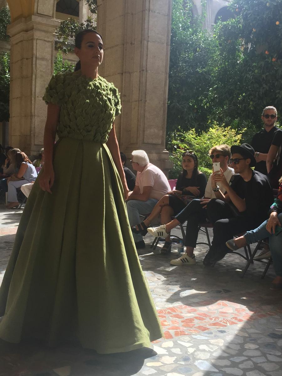 Maribel Urbano diseñadora desfile estacion diseño