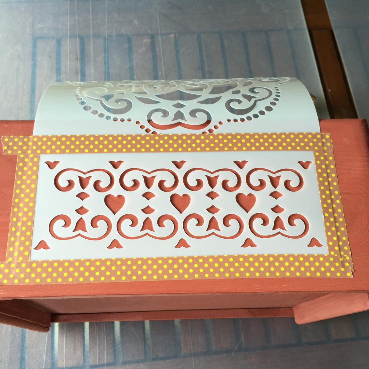 colocamos la plantilla de stencil