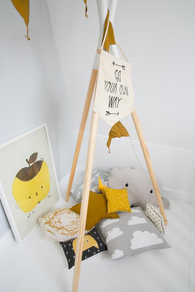 Inspiración para decorar tipi infantil