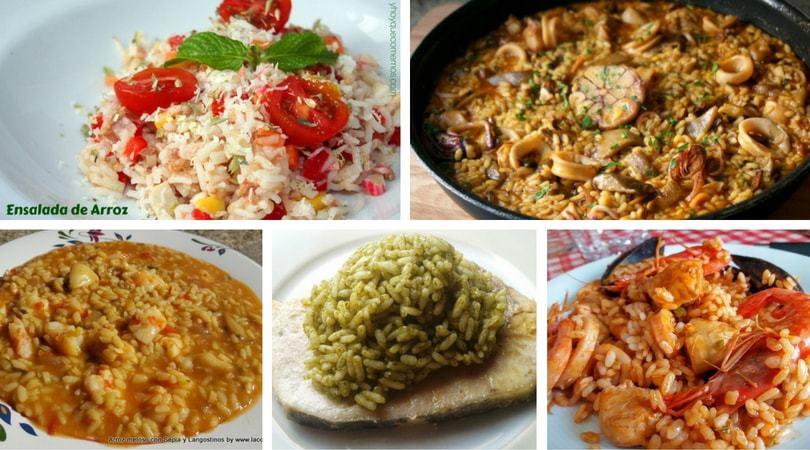 10 Ideas de recetas con arroz
