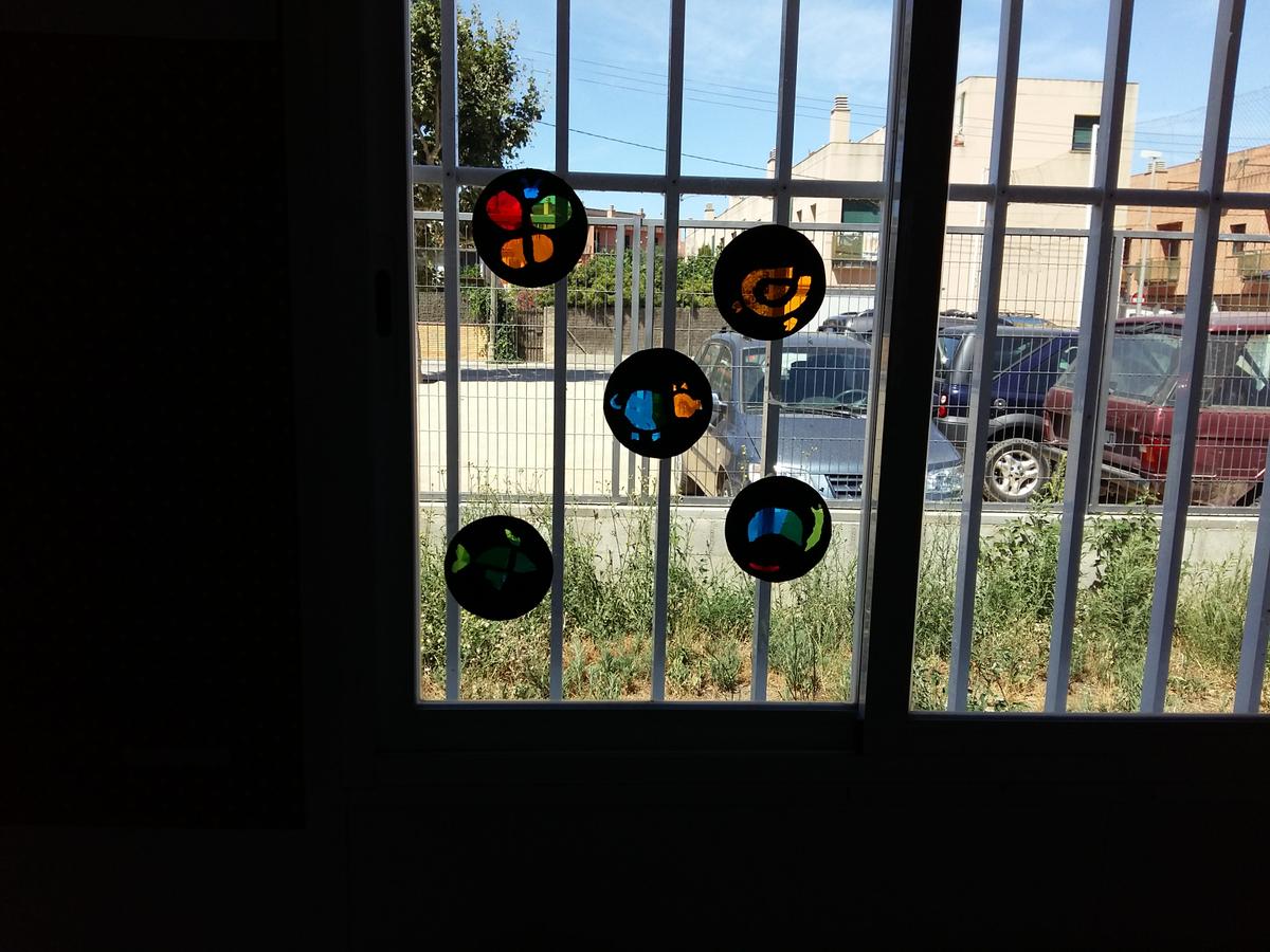 vidrieras para el taller de luces y sombras