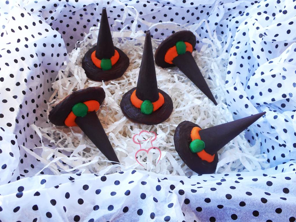 Gorros bruja chocolate