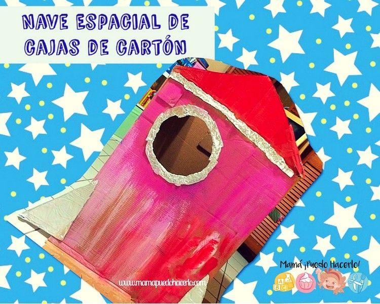 Nave Espacial de Cajas de Cartón