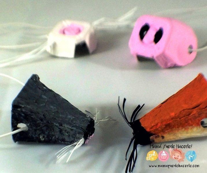 Hocicos de animales con hueveras