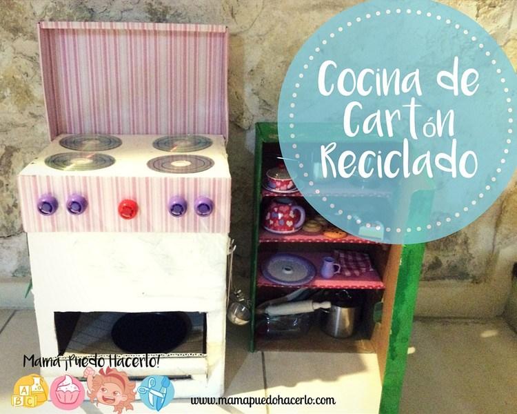 Cocina de Cartón Reciclado