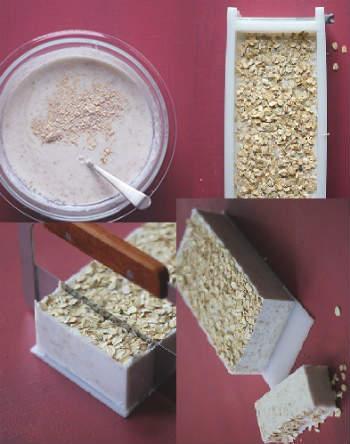 como hacer jabón de avena