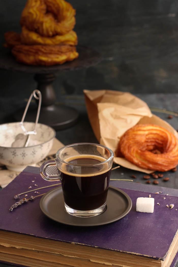 Crullers para un desayuno de Pintando las nubes