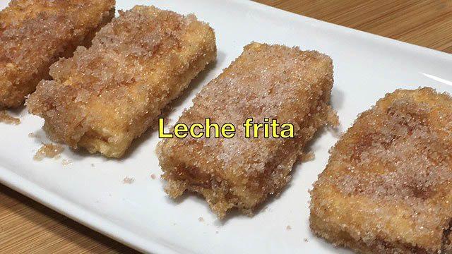 Leche frita receta moulinex