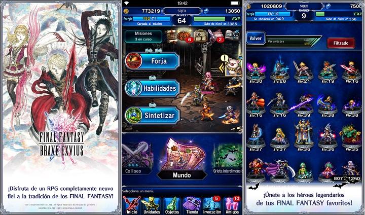 top juegos los mejores juegos gratis para android app gratuita hora de aventuras final fantasy brave exvius adventure time pinball pin out