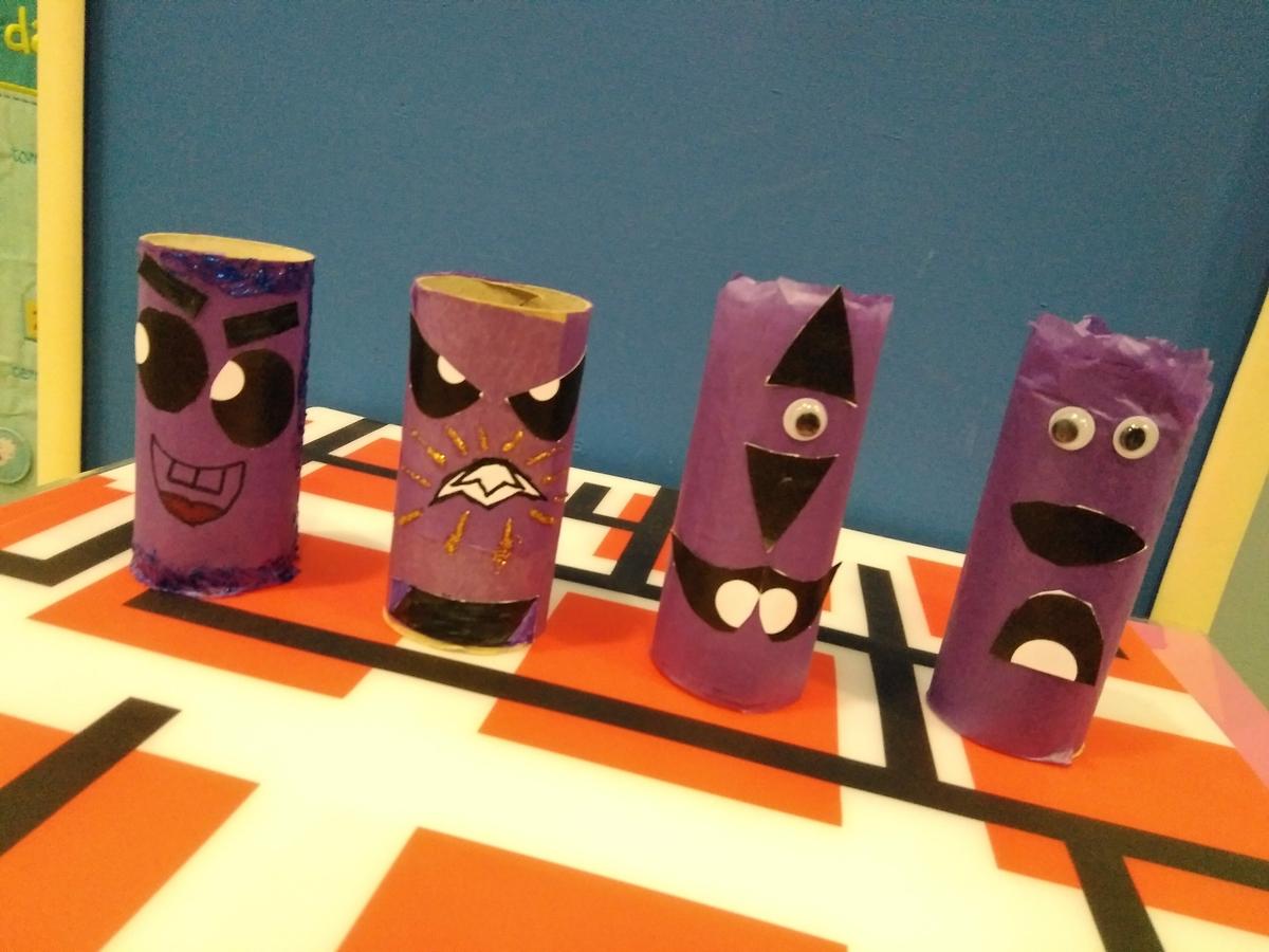 Monstruos manualidades ikidz