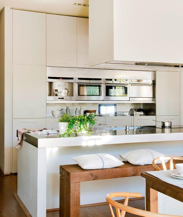 banco-madera-en-la-cocina