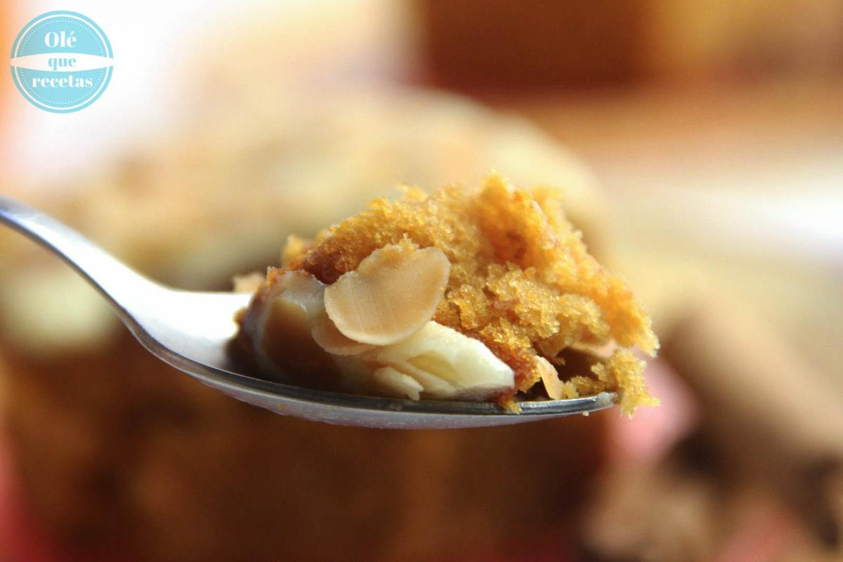 Pastel de calabaza con almendras tostadas