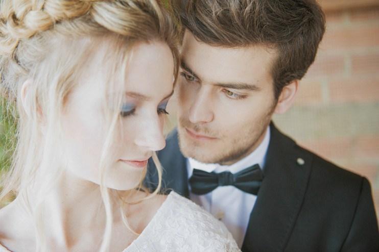 Boda campestre con alma dorada 